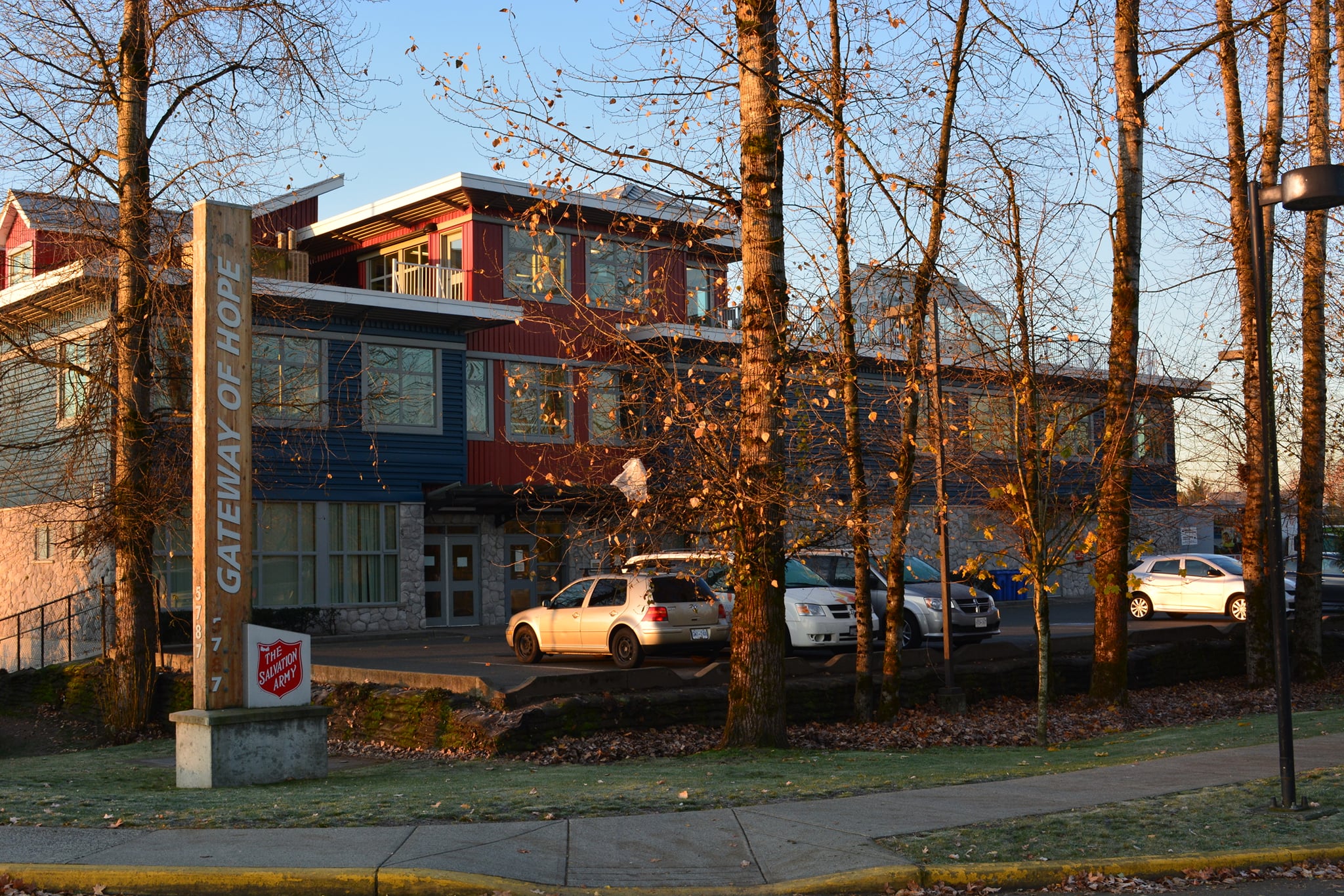 Front of the Langley Gateway of Hope